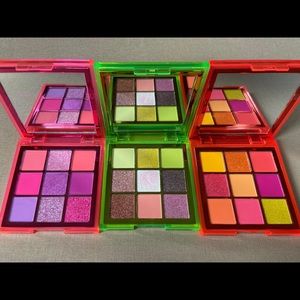 Huda Beauty Neon Obsession Pink, Green and Orange